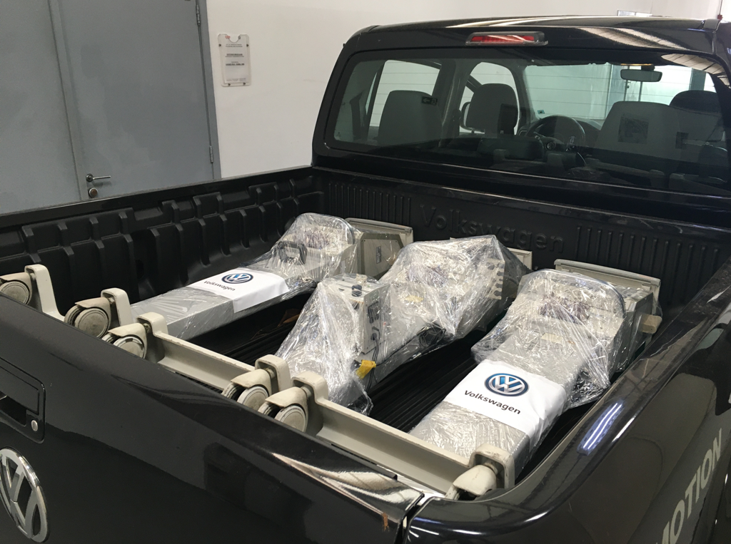 Volkswagen entrega ventiladores pulmonares recuperados