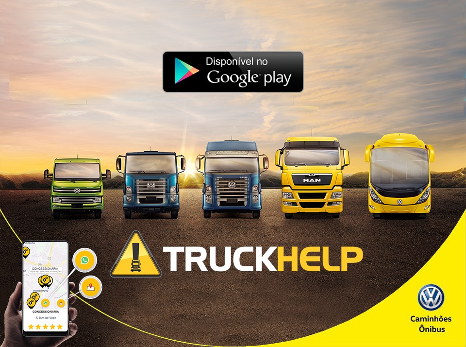 VW Caminhões e Ônibus faz parceria com aplicativo TruckHelp 