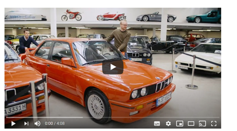BMW mostra série de vídeos clássicos