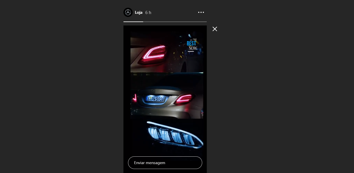 Mercedes-Benz inaugura loja virtual no Instagram