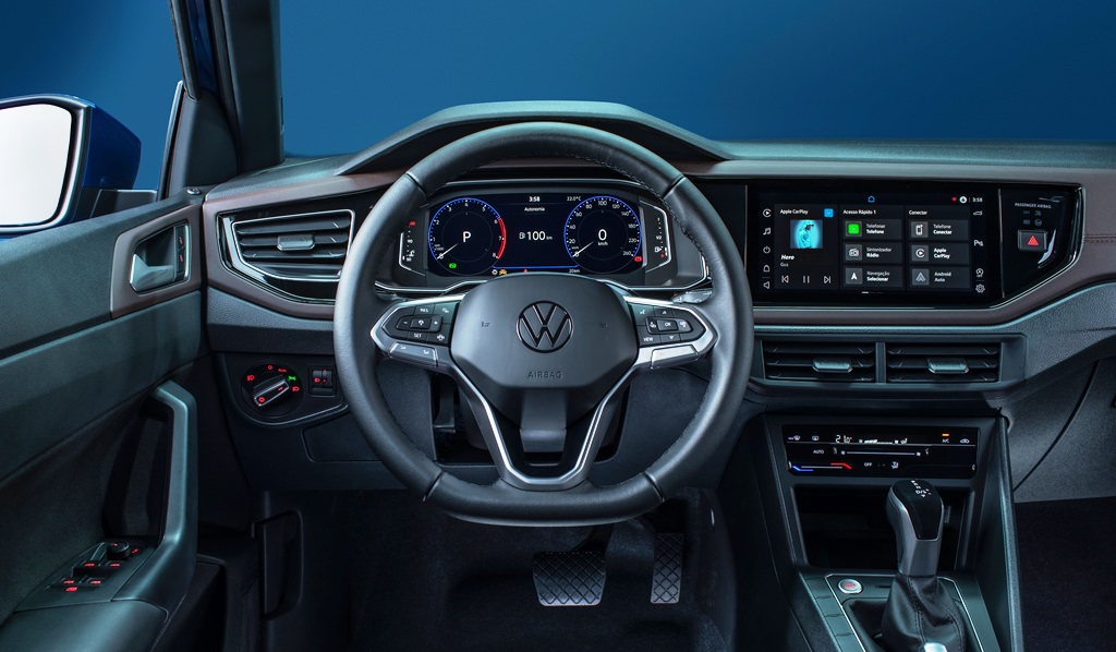 Lançamento: VW Virtus 2023 Painel