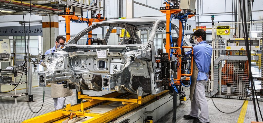 Produção de automóveis cresce pouco em janeiro de 2023 Fábrica da VW Anchieta