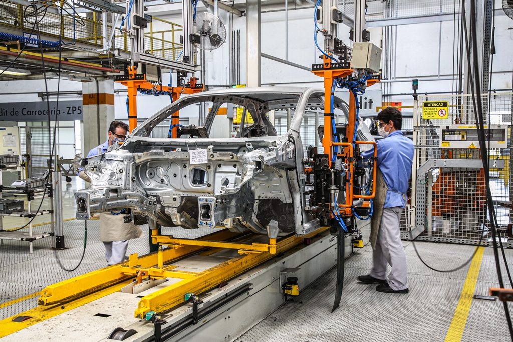 Produção de automóveis cresce pouco em janeiro de 2023 Fábrica da VW Anchieta