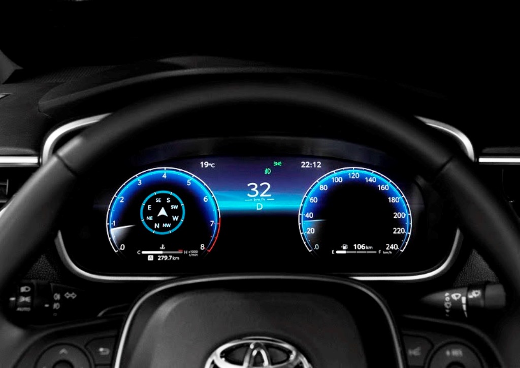 Lançamento: Toyota Corolla 2024 Painel