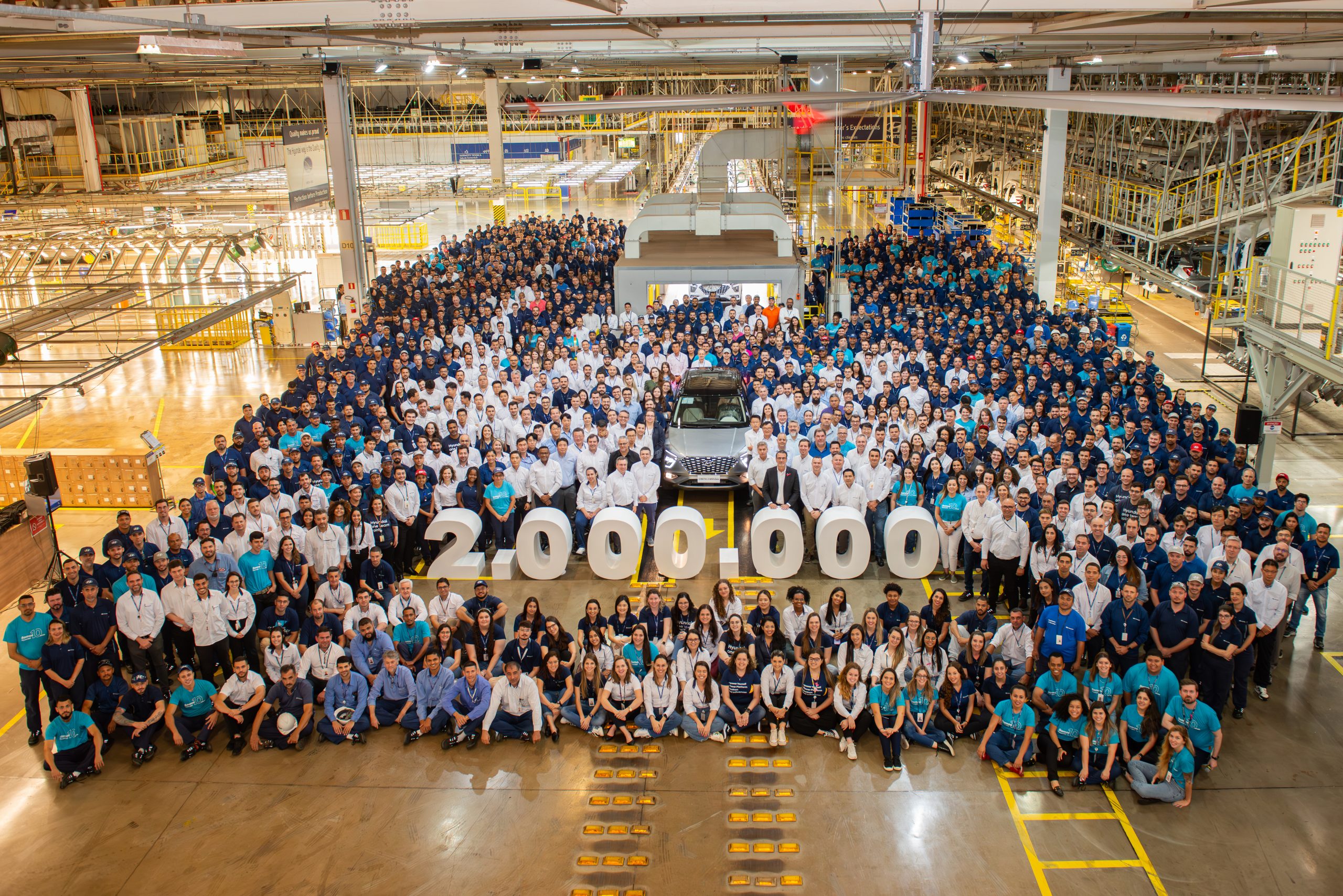 Hyundai Brasil já produziu 2 milhões de veículos