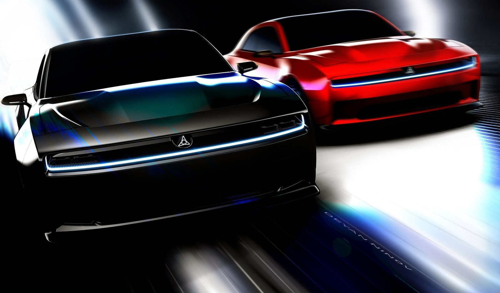 Dodge Charger Daytona SRT Concept exibido em 2022 (Dodge/Divulgação)