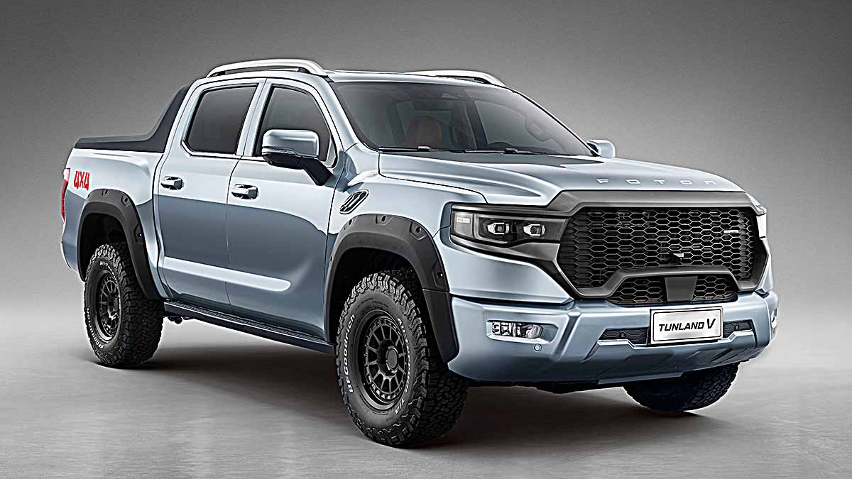 A Foton apresentou ao mercado brasileiro a Tunland, versão V7 e V9. Trata-se de uma picape híbrida 4x4 que promete revolucionar o segmento com preço sugerido agressivo (R$ 250 mil) e autonomia de quase mil quilômetros.