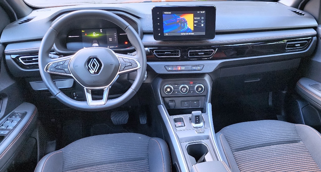 Avaliação: Renault Kardian Première Edition turbo TCe Painel