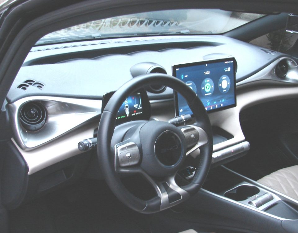 Avaliação: BYD Dolphin Diamond 2024 Volante