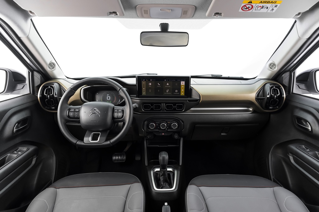 Avaliação: Citroën C3 Aircross Shine 7 lugares 2025 Painel