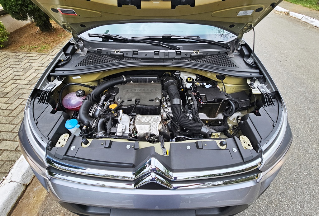 Avaliação: Novo Citroën C3 You 2025 com motor turbo Motor