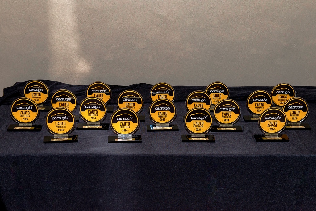 Vencedores Prêmio Carsughi LAuto Preferita 2024 Troféus