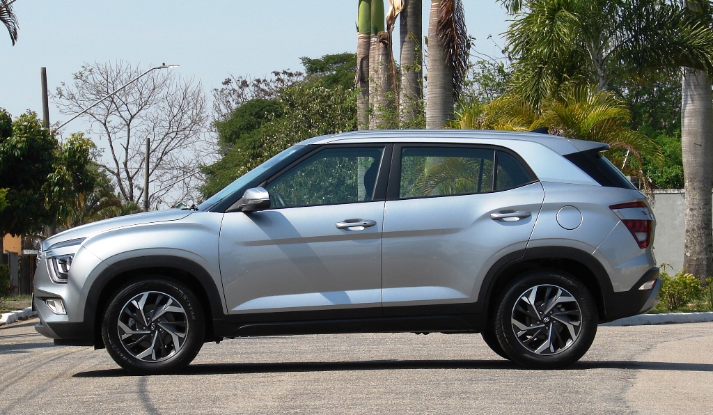 Avaliação: SUV Creta Limited Safety 2024 Lateral
