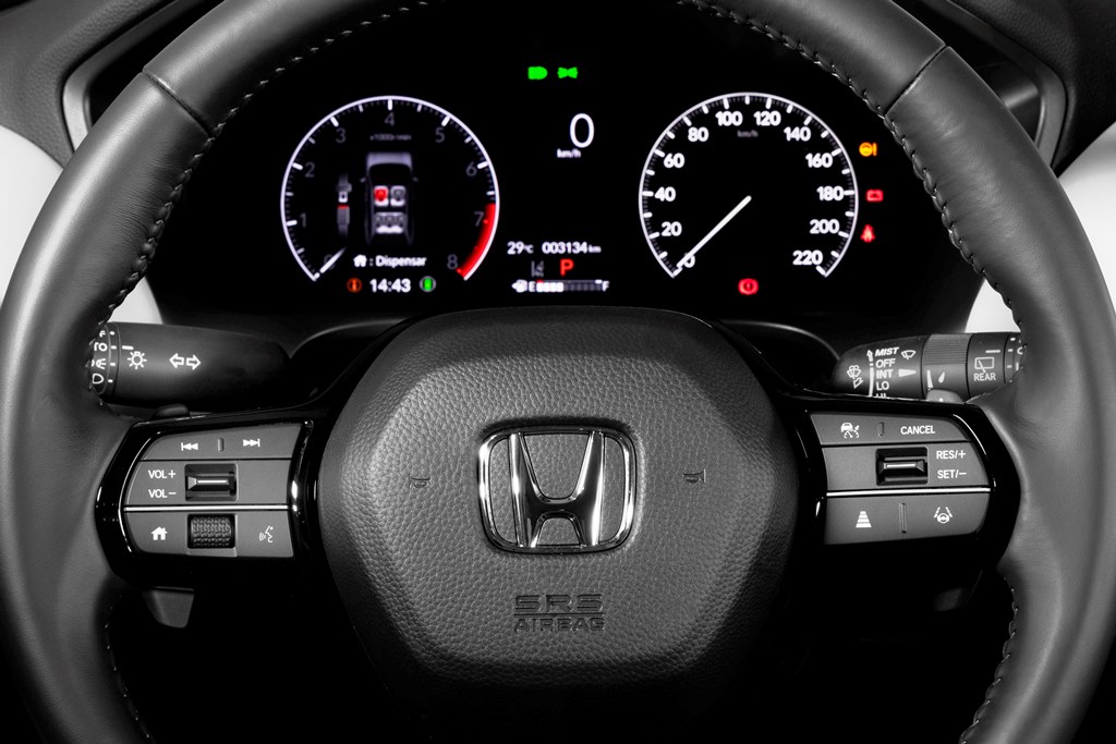Avaliação: Honda ZR-V Touring o SUV do Civic Painel de instrumentos