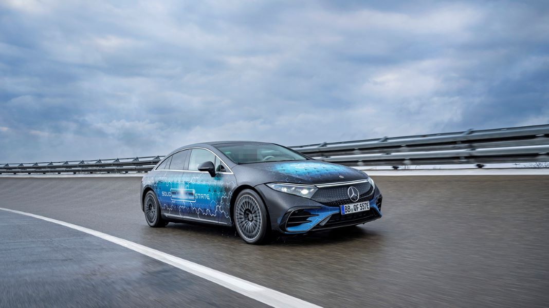 Mercedes inicia testes de rodagem com bateria de estado sólido