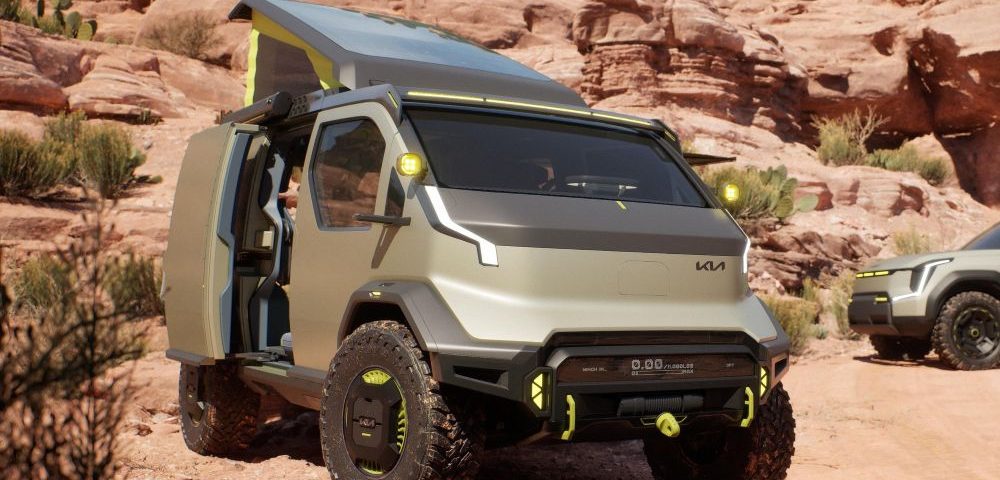 Kia cria elétrica que transforma qualquer trilha em lar