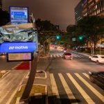 Campanha coloca carros e motos acidentados para chamar atenção