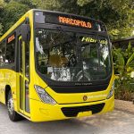 Marcopolo apresentou ônibus híbrido a etanol na COP30