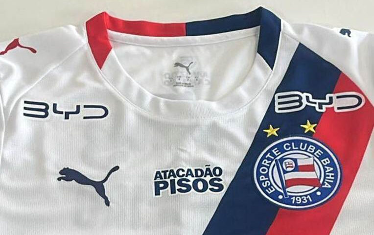 BYD vai estampar uniforme do Bahia
