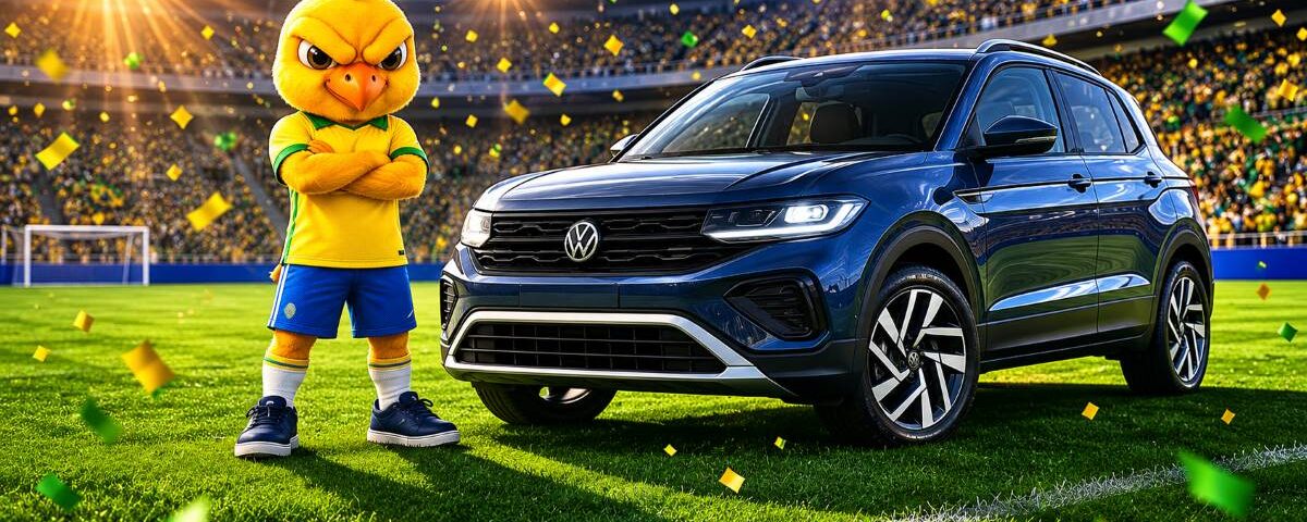 VW lança sorteio de até 10 T‑Cross Seleção