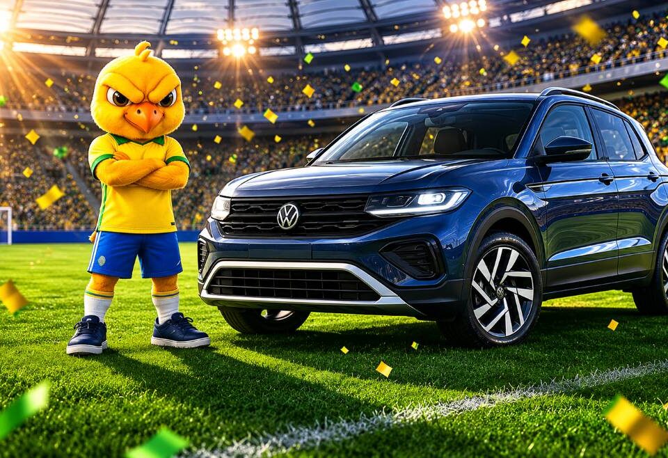VW lança sorteio de até 10 T‑Cross Seleção