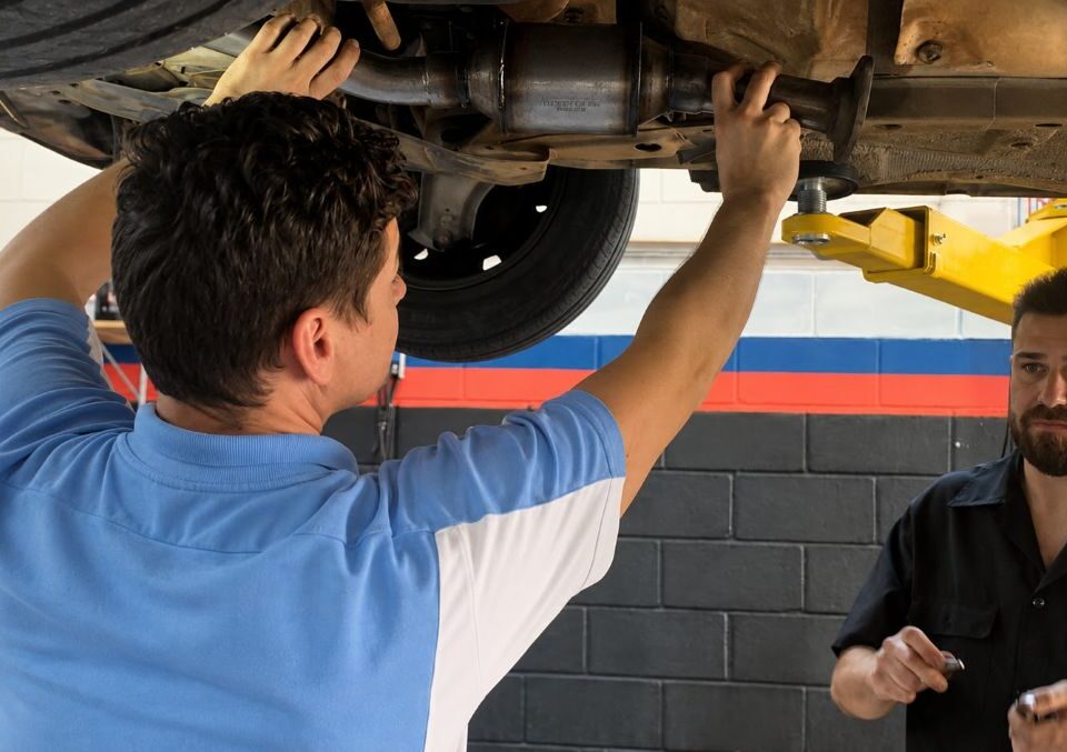 Catalisador automotivo danificado deve ser substituído