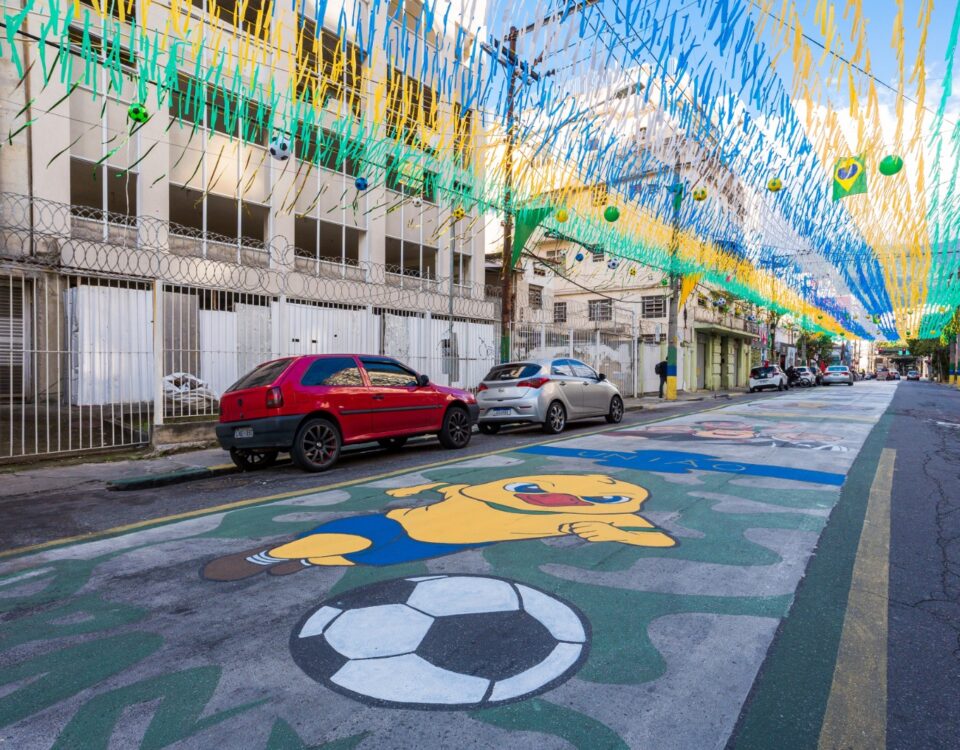 Pintura de ruas na Copa: o que pode e o que não pode