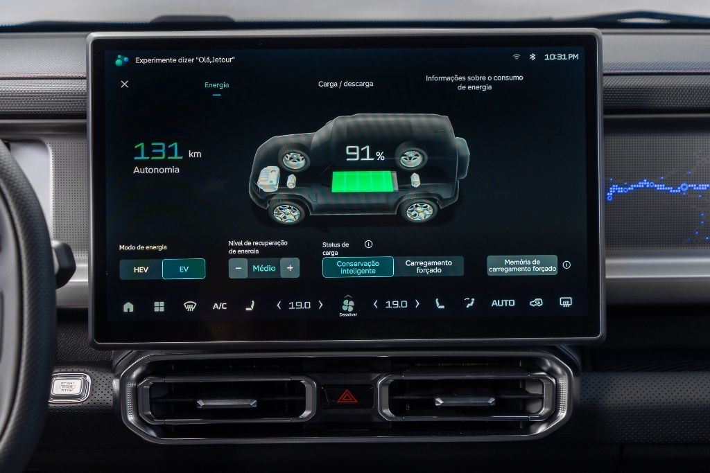 Lançamento: SUV JETOUR T2 XWD 4x4 2027 multimídia