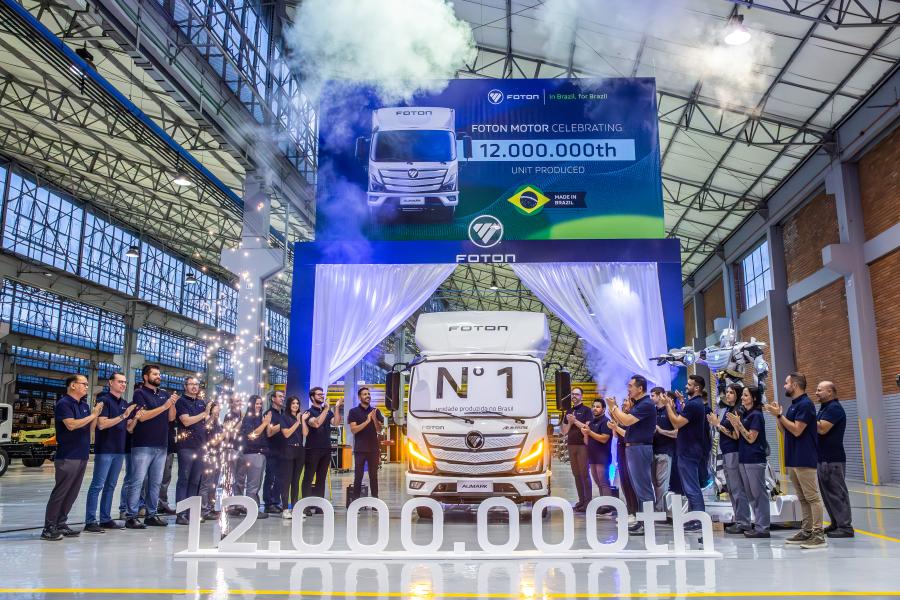 Foton celebra 30 anos com 12 milhões de vendas no mundo