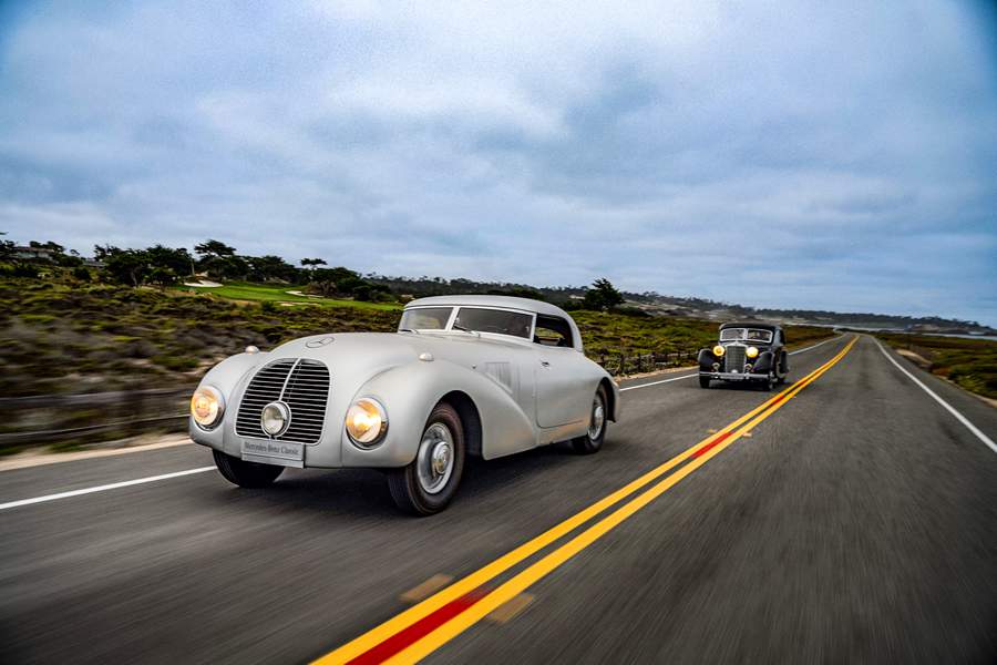 Mercedes tem clássicos aos 140 anos em Pebble Beach