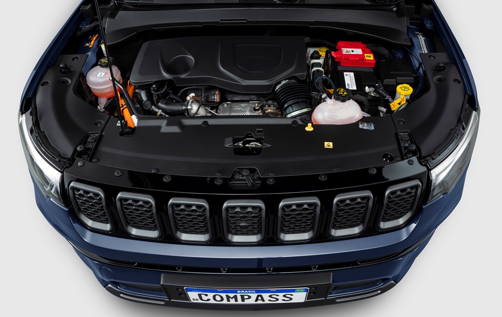 Motor Lançamento: Jeep Compass 4xe híbrido plug-in 