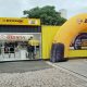 Dunlop vende pneus nos containers pelas estradas brasileiras