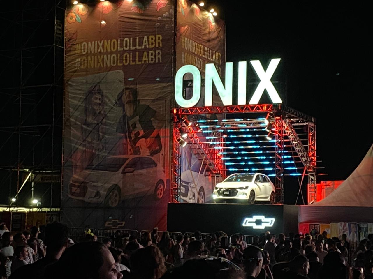 Onix 2023 aparece no Lollapalooza