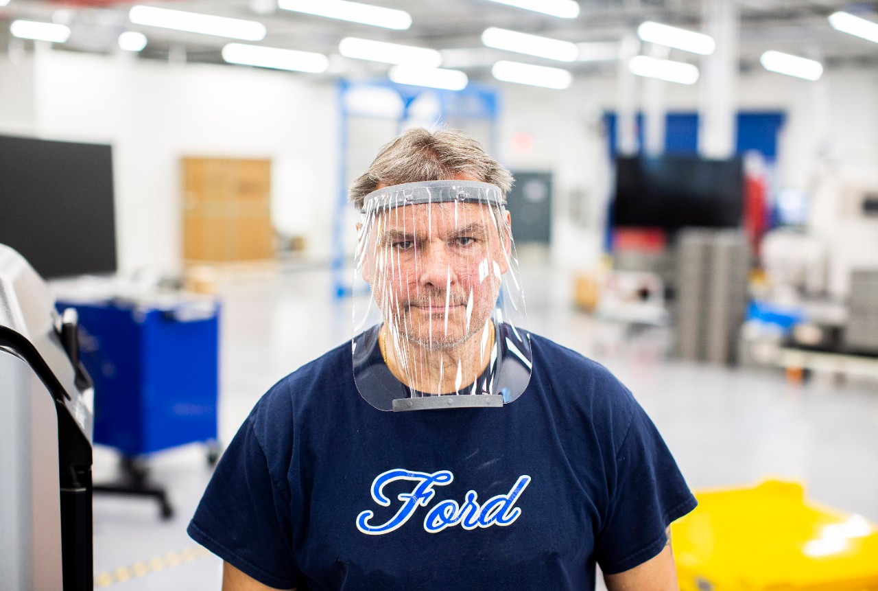 A Ford irá produzir máscaras de proteção facial para o combate ao coronavírus 
